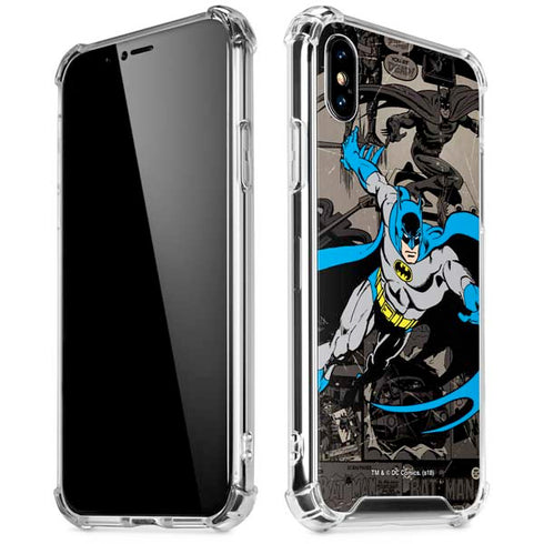 DC Comics Batman Classic Art iPhone XS Max Clear Case